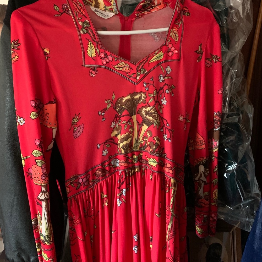 Maurice ankle length dress from the 1970s